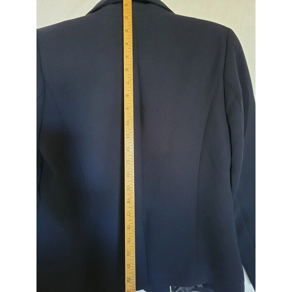 Talbots Blazer Women 8P  Navy Blue Single Button
